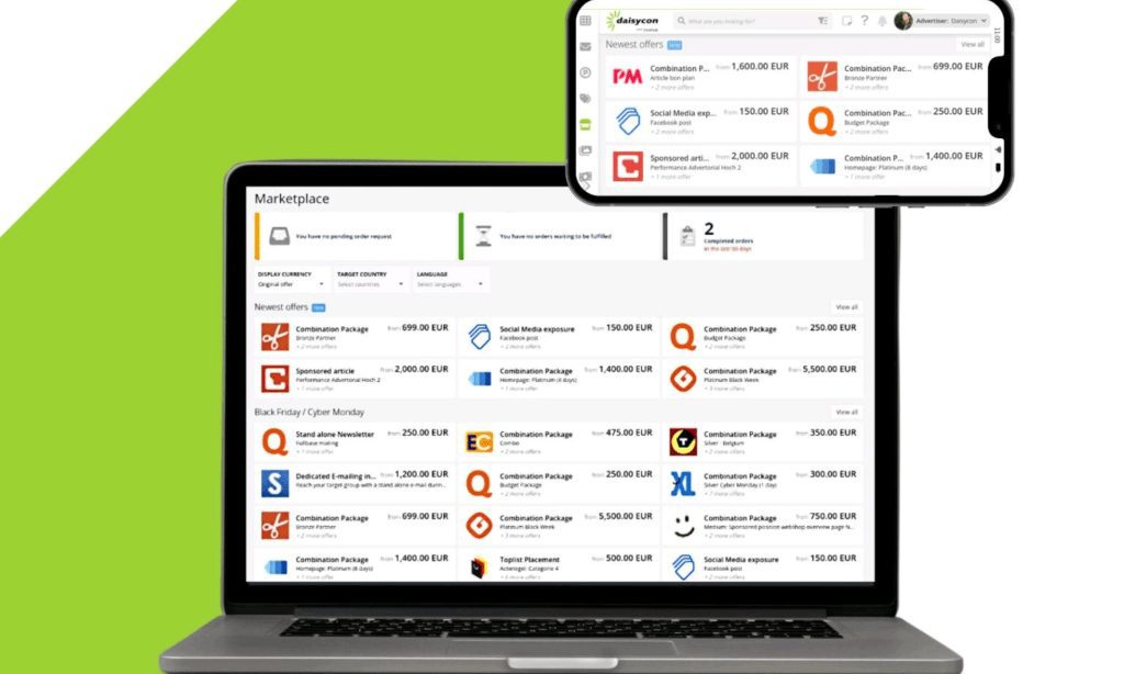 daisycon marketplace