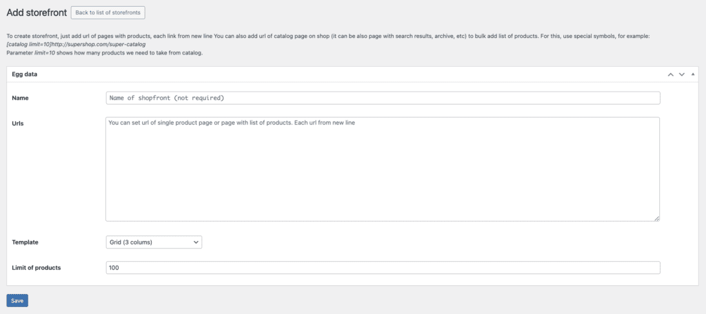 Affiliate Egg Pro storefront